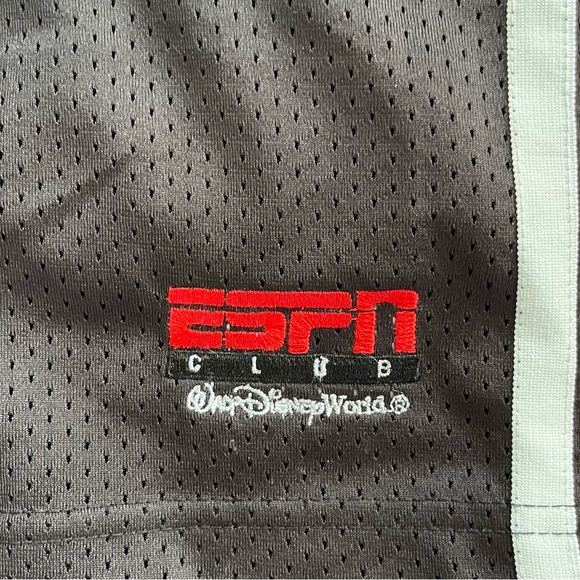 ESPN Basketball Red Black Embroidered Youth Jersey Size Medium - Picture 4 of 7